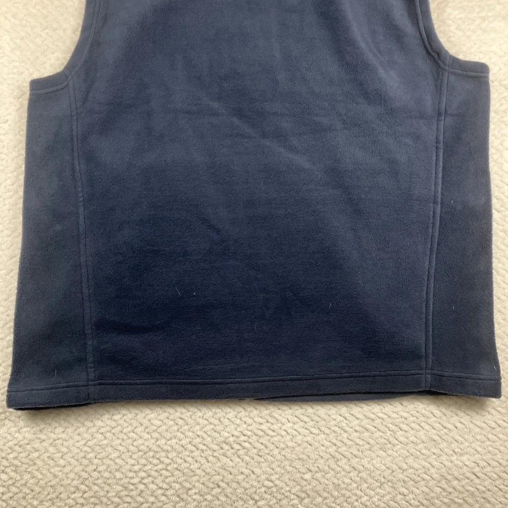 Columbia‎ Fleece Vest Mens XL Green Full Zip Sleeveless Outdoor Hiking Layering